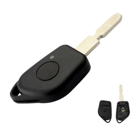 GUSCIO CHIAVE 1 TASTI: CALLOGGIO BATTERIA TASTO APERTURA TASTO CHIUSURA LAMA HU78 PEUGEOT 406 SDN 8C8E8F 19962005