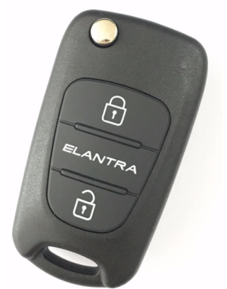 GUSCIO CHIAVE 3 TASTI: SCRITTA ELANTRA TASTO APERTURA TASTO CHIUSURA TASTO PORTELLONE LAMA HYN14 HYUNDAI ELANTRA XD 20002004   