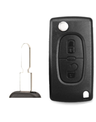 GUSCIO CHIAVE 2 TASTI: NO ALLOGG BATTERIA TASTO APERTURA TASTO CHIUSURA LAMA HU78 PEUGEOT 406 SDN 8C8E8F 19962005