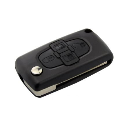 GUSCIO CHIAVE 4 TASTI: ALLOGGIO BATTERIA  CE0536-NO LOGO TASTO APERTURA TASTO CHIUSURA TASTO PORTE LATERALI CITROEN C3 FCFN 200
