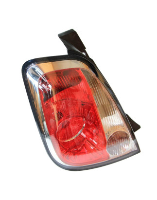 FANALE POSTERIORE SINISTRO SENZA PORTALAMPADA 2 PORTE P21W,PY21W,R10W BORDO NERO FIAT 500 312 20072015 VERS 2012