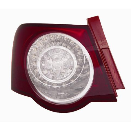 FANALE POSTERIORE DESTRO CON PORTALAMPADA 4 PORTE LED ESTERNO CORPO NERO VOLKSWAGEN PASSAT 3C23C5 20052011VERS 4P