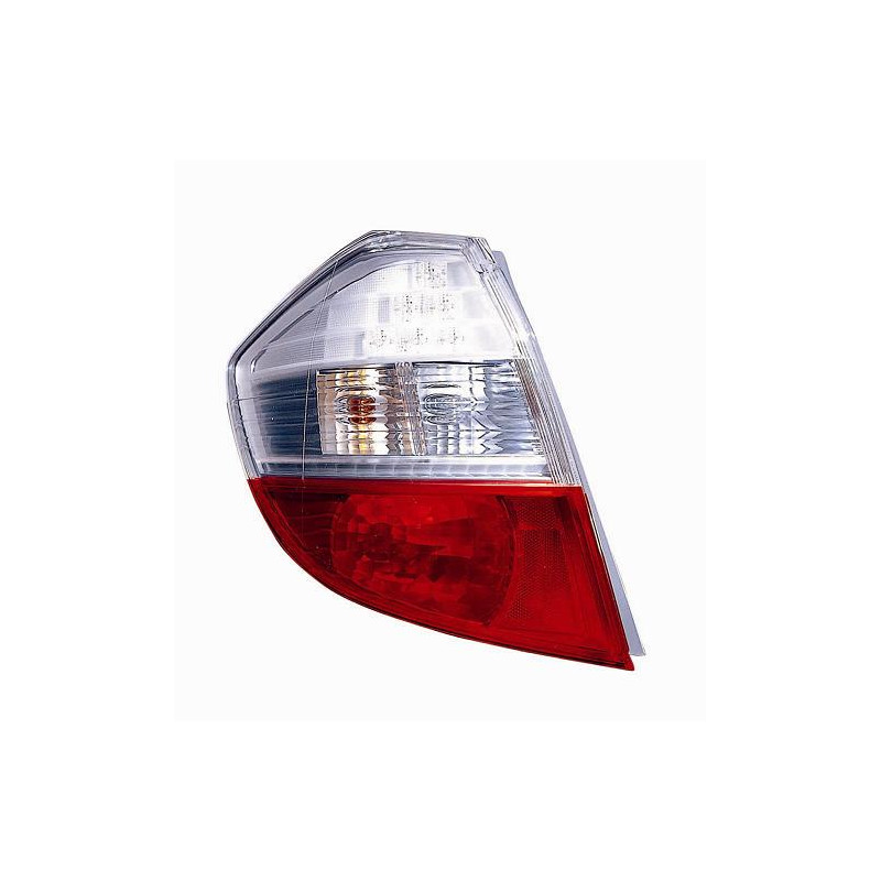FANALE POSTERIORE DESTRO CON PORTALAMPADA BIANCOROSSO LED HONDA JAZZ GEGGGPZA 20082011