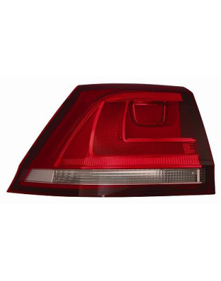 FANALE POSTERIORE DESTRO SENZA PORTALAMPADA BIANCOROSSO ESTERNO VOLKSWAGEN GOLF VII 5G1 20132016 VERS SW, VOLKSWAGEN GOLF VII V