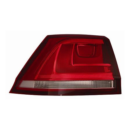 FANALE POSTERIORE DESTRO SENZA PORTALAMPADA BIANCOROSSO ESTERNO VOLKSWAGEN GOLF VII 5G1 20132016 VERS SW, VOLKSWAGEN GOLF VII V