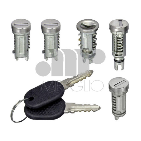 IMPARIGLIO 5 PEZZI ANTERIOREPOSTERIORE DESTROSINISTRO 1 AVVIAMENTOA , 2 PORTEB, 1 CHIUSURA POSTERIORECOFANOC , 1 TAPPO BENZINAD