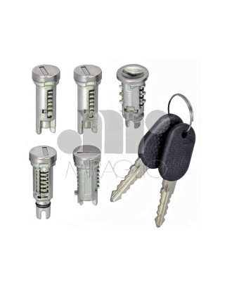 IMPARIGLIO 5 PEZZI ANTERIOREPOSTERIORE DESTROSINISTRO 1 AVVIAMENTOA , 2 PORTEB, 1 CHIUSURA POSTERIORECOFANOC , 1 TAPPO BENZINAD