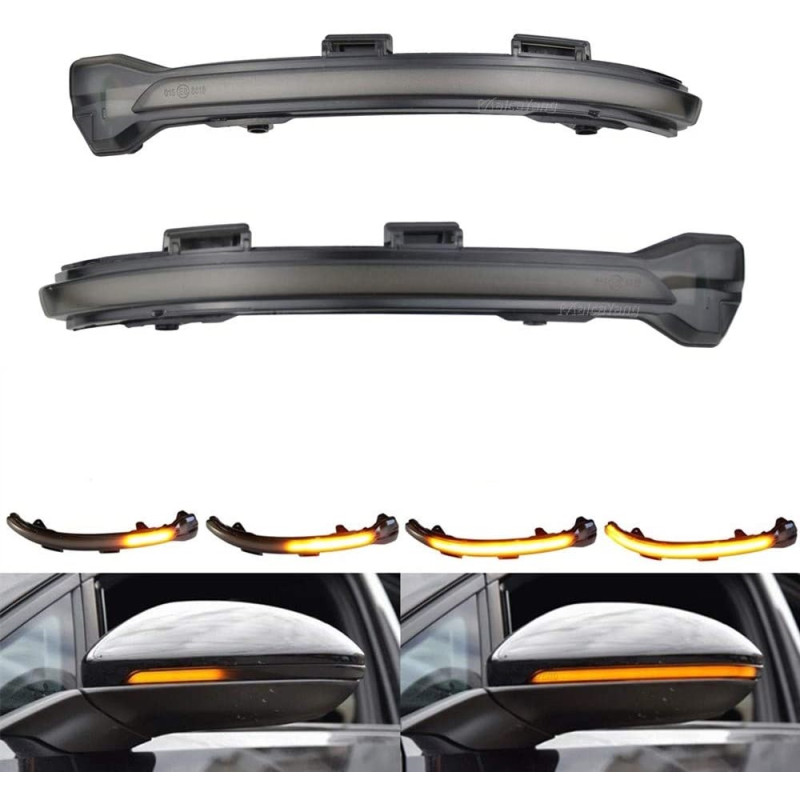 FANALE RETROVISORE DESTRO A LED DINAMICO VOLKSWAGEN GOLF VII 5G1 20132016, VOLKSWAGEN GOLF VII BQ 20162019, VOLKSWAGEN TOURAN 5