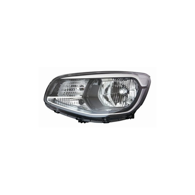 PROIETTORE DESTRO H4 CON PARABOLA NERA CON LUCE DIURNA CON PREDISPOSIZIONE REGOLAZIONE ELETTRICA KIA SOUL PS 20132016
