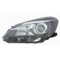 PROIETTORE DESTRO 5 PORTE WY21W CON PARABOLA NERA CON LENTICOLARE CON PREDISPOSIZIONE REGOLAZIONE ELETTRICA TOYOTA YARIS III P1