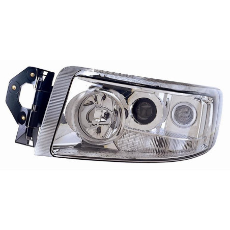 PROIETTORE SINISTRO CON PARABOLA CROMATA CON FENDINEBBIA RENAULT PREMIUM 2005VERS 072001