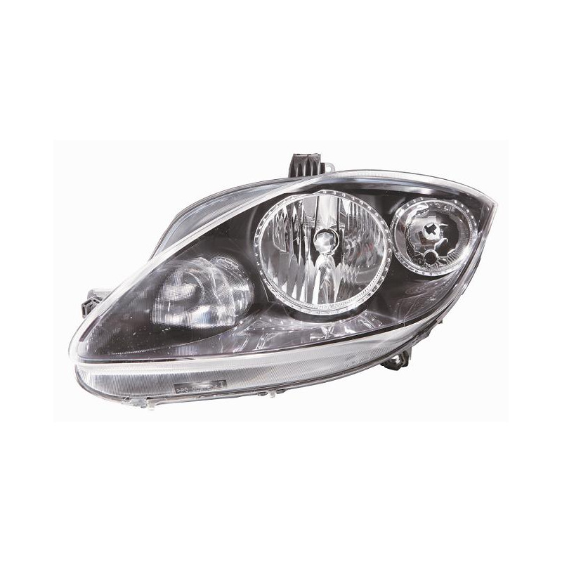 PROIETTORE DESTRO H7,H1 CON PARABOLA NERA CON PREDISPOSIZIONE REGOLAZIONE ELETTRICA SEAT ALTEA 5P1 20042015 VERS 2009, SEAT LEO