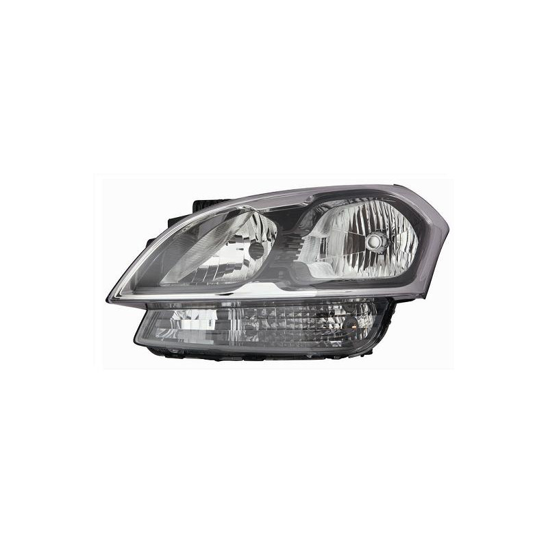 PROIETTORE SINISTRO 2H7 CON PARABOLA NERA CON PREDISPOSIZIONE REGOLAZIONE ELETTRICA KIA SOUL AM 20112013