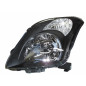 PROIETTORE SINISTRO H4 CON PARABOLA NERA CON PREDISPOSIZIONE REGOLAZIONE ELETTRICA SUZUKI SWIFT HB MZEZ 20062011