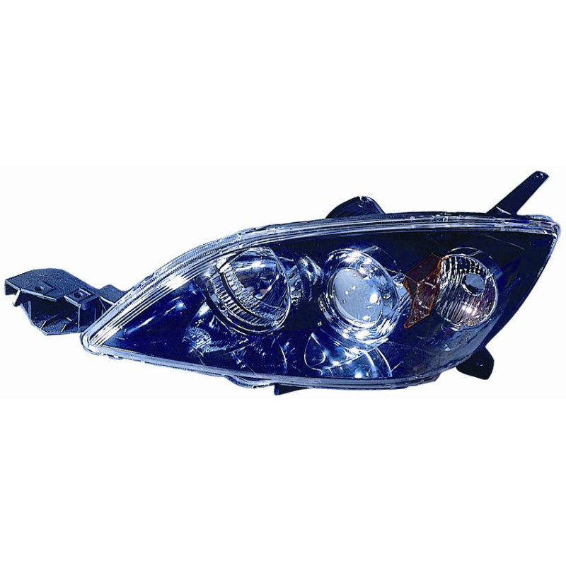 PROIETTORE SINISTRO 5 PORTE HB3,H7 CON PREDISPOSIZIONE REGOLAZIONE ELETTRICA MAZDA 3 SDN-HB BK 20042008
