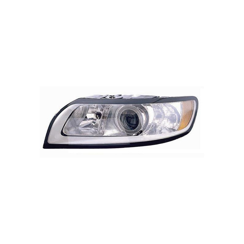 PROIETTORE DESTRO H7,H9 CON PARABOLA CROMATA CON MOTORE VOLVO S40 544 20042007 VERS 062007, VOLVO S40 544 2007201  VOLVO V50 54