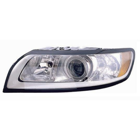PROIETTORE DESTRO H7,H9 CON PARABOLA CROMATA CON MOTORE VOLVO S40 544 20042007 VERS 062007, VOLVO S40 544 2007201  VOLVO V50 54