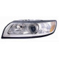 PROIETTORE DESTRO H7,H9 CON PARABOLA CROMATA CON MOTORE VOLVO S40 544 20042007VERS 062007 , VOLVO S40 544 2007201  VOLVO V50 54