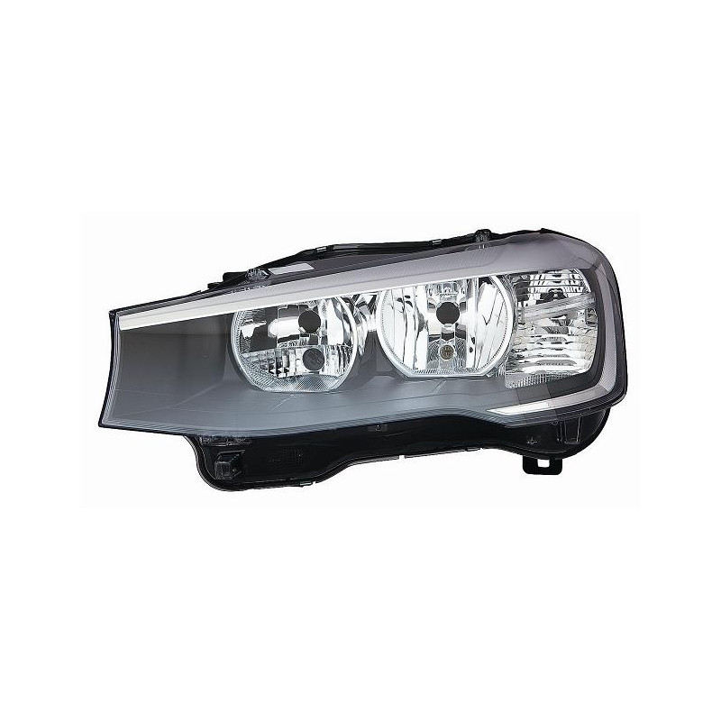PROIETTORE SINISTRO H7 CON PARABOLA NERA CON MOTORE BMW X3 F25 20112014, BMW X3 F25 20142017, BMW X4 F26 20142018