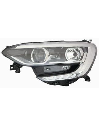 PROIETTORE DESTRO LED CON BORDO CROMATO CON LUCE DIURNA LED CON PREDISPOSIZIONE REGOLAZIONE ELETTRICA RENAULT MEGANE HB-SW B9AM