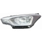 PROIETTORE DESTRO 3 PORTE H4 CON PARABOLA NERA CON PREDISPOSIZIONE REGOLAZIONE ELETTRICA HYUNDAI i20 II COUPE GB 20142018