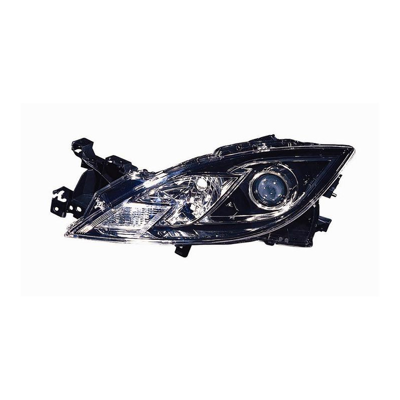 PROIETTORE DESTRO H11,H9 CON PARABOLA NERA CON PREDISPOSIZIONE REGOLAZIONE ELETTRICA MAZDA 6 GHGJGL 20082013 VERS 2011