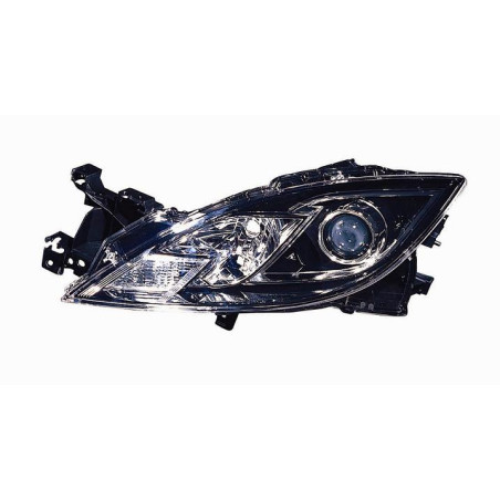 PROIETTORE DESTRO H11,H9 CON PARABOLA NERA CON PREDISPOSIZIONE REGOLAZIONE ELETTRICA MAZDA 6 GHGJGL 20082013 VERS 2011