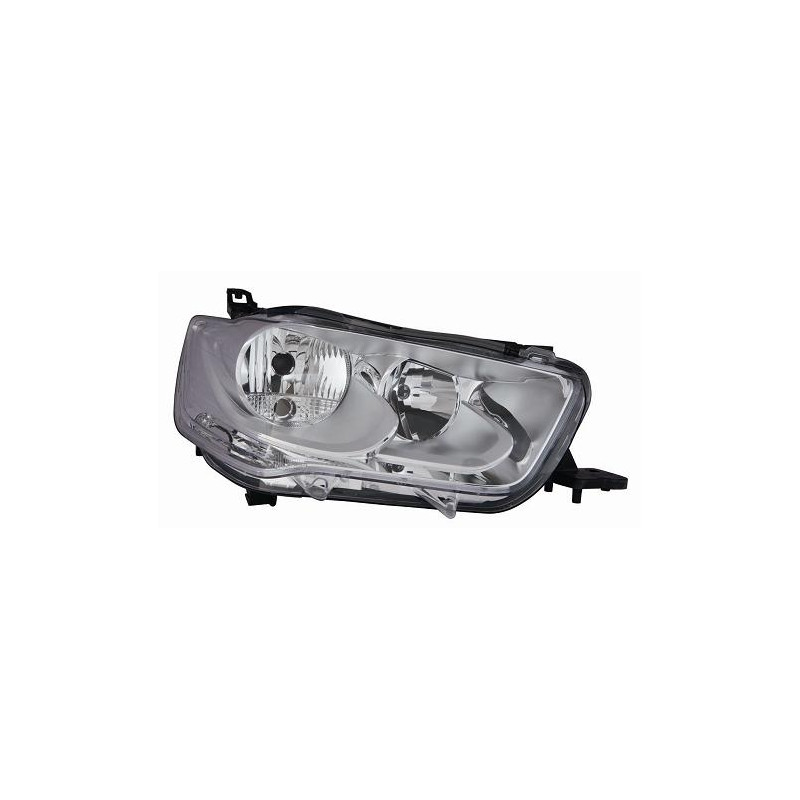 PROIETTORE SINISTRO H7,H1,W21 CON PARABOLA CROMATA CON LUCE DIURNA CON PREDISPOSIZIONE REGOLAZIONE ELETTRICA CITROEN C-ELYSEE D