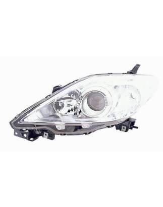 PROIETTORE SINISTRO H7,HB3 CON PARABOLA CROMATA CON PREDISPOSIZIONE REGOLAZIONE ELETTRICA MAZDA 5 CR 20052010 VERS 2008