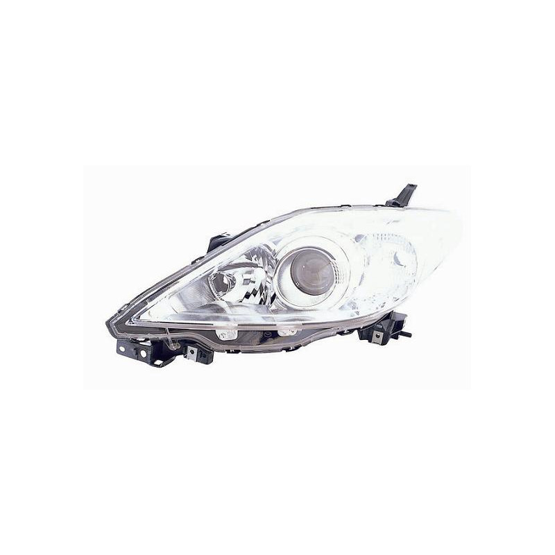 PROIETTORE SINISTRO H7,HB3 CON PARABOLA CROMATA CON PREDISPOSIZIONE REGOLAZIONE ELETTRICA MAZDA 5 CR 20052010 VERS 2008