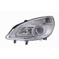 PROIETTORE SINISTRO H7,H1 CON PARABOLA CROMATA RENAULT SCENIC JA0JA1 20032009VERS 2006