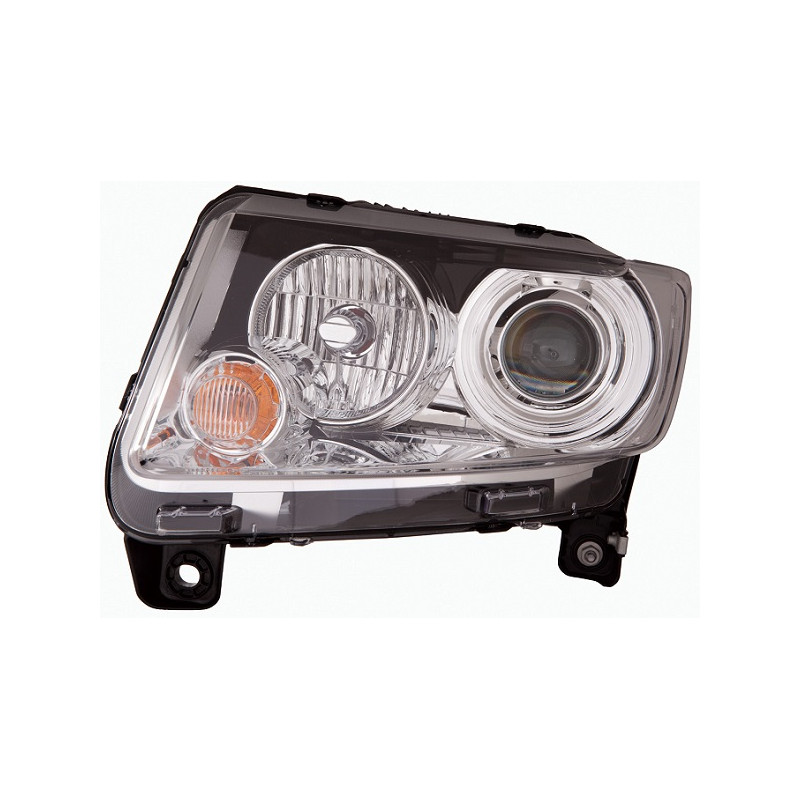 PROIETTORE SINISTRO H9,P27,7W,WY21W CON PARABOLA CROMATA CON MOTORE JEEP COMPASS MK49 20112016