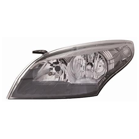 PROIETTORE DESTRO 2H7 CON PARABOLA CROMATA CON BORDO NERO CON MOTORE RENAULT MEGANE COUPE DZ0DZ1 20082014 VERS 201  RENAULT MEG