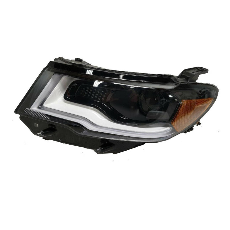 PROIETTORE SINISTRO CON FANALE ARANCIONE CON LUCE DIURNA A LED JEEP COMPASS MPM6MVM7 20162022