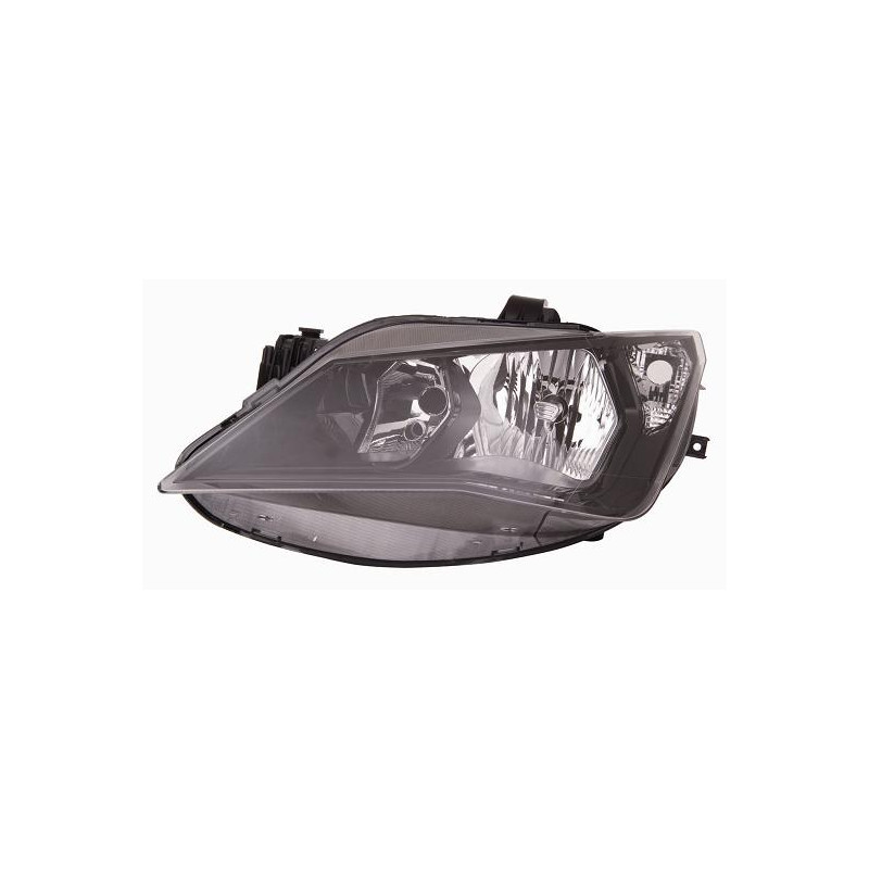 PROIETTORE DESTRO H7,H7 MODELLO SPORT CON PARABOLA DOPPIA NERA CON PREDISPOSIZIONE REGOLAZIONE ELETTRICA SEAT IBIZA 6J56P1 2012