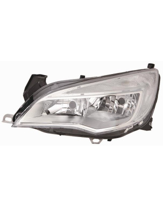 PROIETTORE SINISTRO 5 PORTE 2H7 CON PARABOLA CROMATA CON MOTORE OPEL ASTRA J 3DGTC P10 2011, OPEL ASTRA J 4D P10 2013, OPEL AST