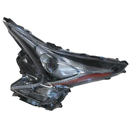 PROIETTORE DESTRO LED CON PARABOLA NERA CON MOTORE TOYOTA PRIUS W52 20162019, TOYOTA PRIUS W52 20192023