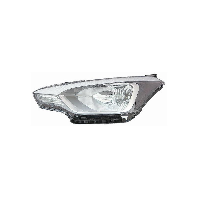PROIETTORE SINISTRO 3 PORTE H4 CON PARABOLA NERA CON PREDISPOSIZIONE REGOLAZIONE ELETTRICA HYUNDAI i20 II COUPE GB 20142018