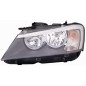 PROIETTORE DESTRO 2H7 CON PARABOLA NERA CON MOTORE BMW X3 F25 20112014, BMW X3 F25 20142017