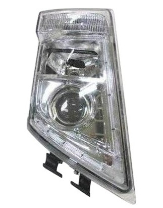 PROIETTORE SINISTRO LED CON PARABOLA CROMATA CON PREDISPOSIZIONE REGOLAZIONE ELETTRICA VOLVO TRUCK FH16 20082013