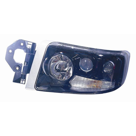 PROIETTORE SINISTRO CON PARABOLA NERA CON FENDINEBBIA RENAULT PREMIUM 2005 VERS 072001