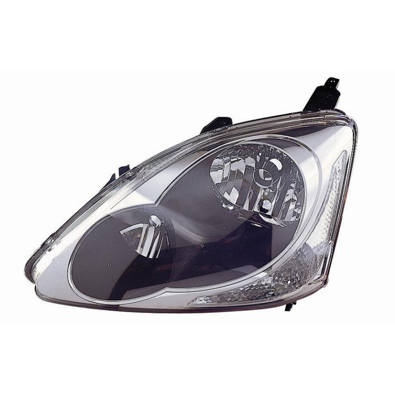 PROIETTORE DESTRO 4 PORTE H1 CON PARABOLA NERA HONDA CIVIC HB-LB EUEPEV 20012004, HONDA CIVIC HB-LB EUEPEV 20042005, HONDA CIVI