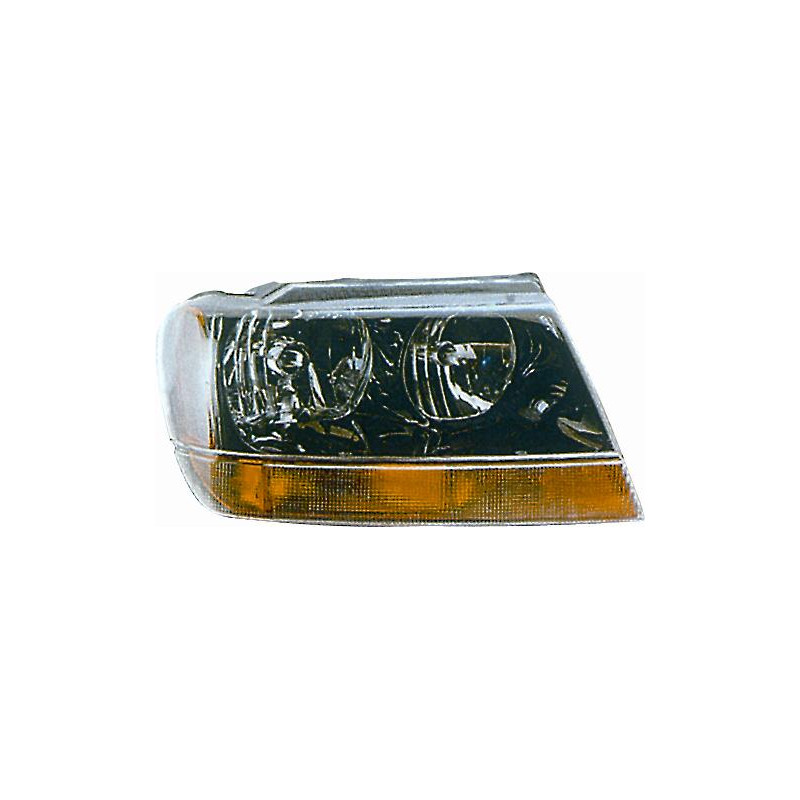 PROIETTORE DESTRO HB3,HB4 REGOLAZIONE ELETTRICA CON PREDISPOSIZIONE REGOLAZIONE ELETTRICA JEEP GRAND CHEROKEE WJWG 19992005VERS