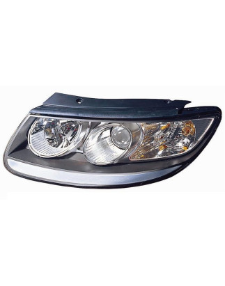 PROIETTORE SINISTRO H7,H7 T�V CON PARABOLA NERA CON PREDISPOSIZIONE REGOLAZIONE ELETTRICA HYUNDAI SANTA FE CM 20052009
