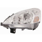 PROIETTORE DESTRO H4 CON MOTORE PEUGEOT PARTNER 5G 20082015VERS 2012