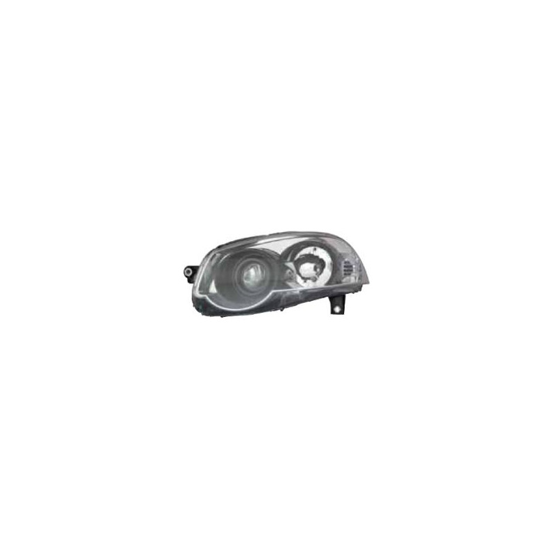 PROIETTORE DESTRO 2H1 REGOLAZIONE MANUALE MODELLO TREKKING 5 PIN CON PARABOLA NERA FIAT STRADA 2012