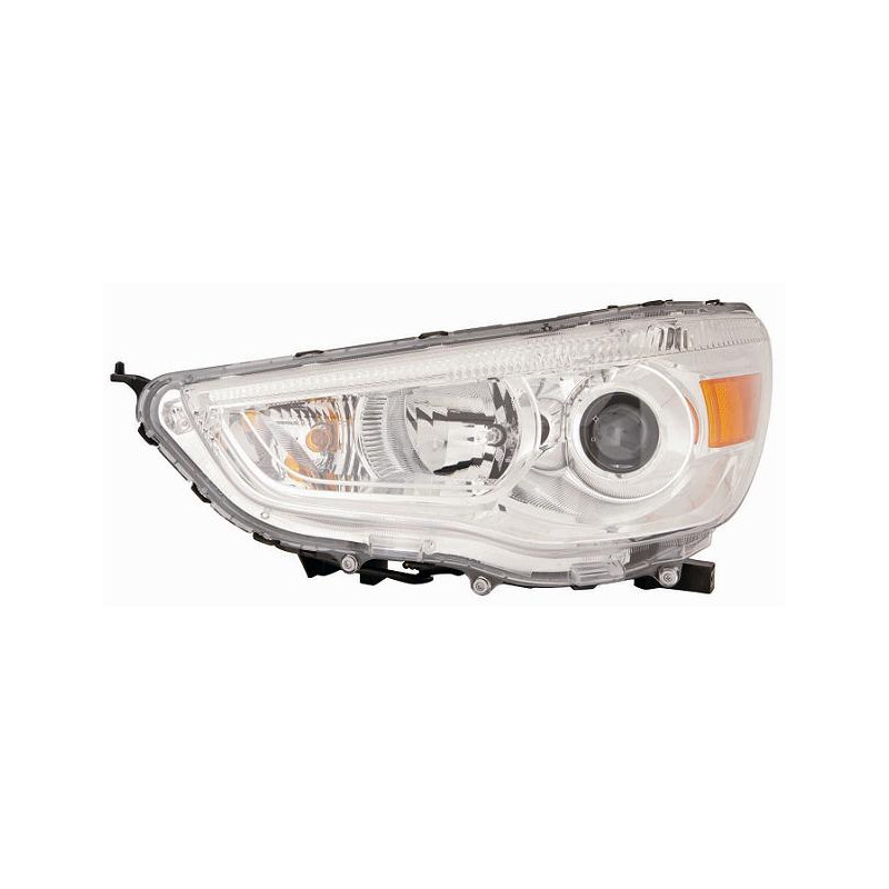 PROIETTORE SINISTRO CON PARABOLA CROMATA MITSUBISHI ASX GAW 20102014, MITSUBISHI ASX GAW 20122016, MITSUBISHI ASX GAW 20142018,