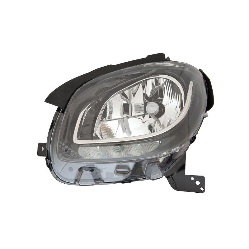 PROIETTORE DESTRO LED 5 PIN CON LUCE DIURNA LED CON PREDISPOSIZIONE REGOLAZIONE ELETTRICA SMART FORTWO 453 2014