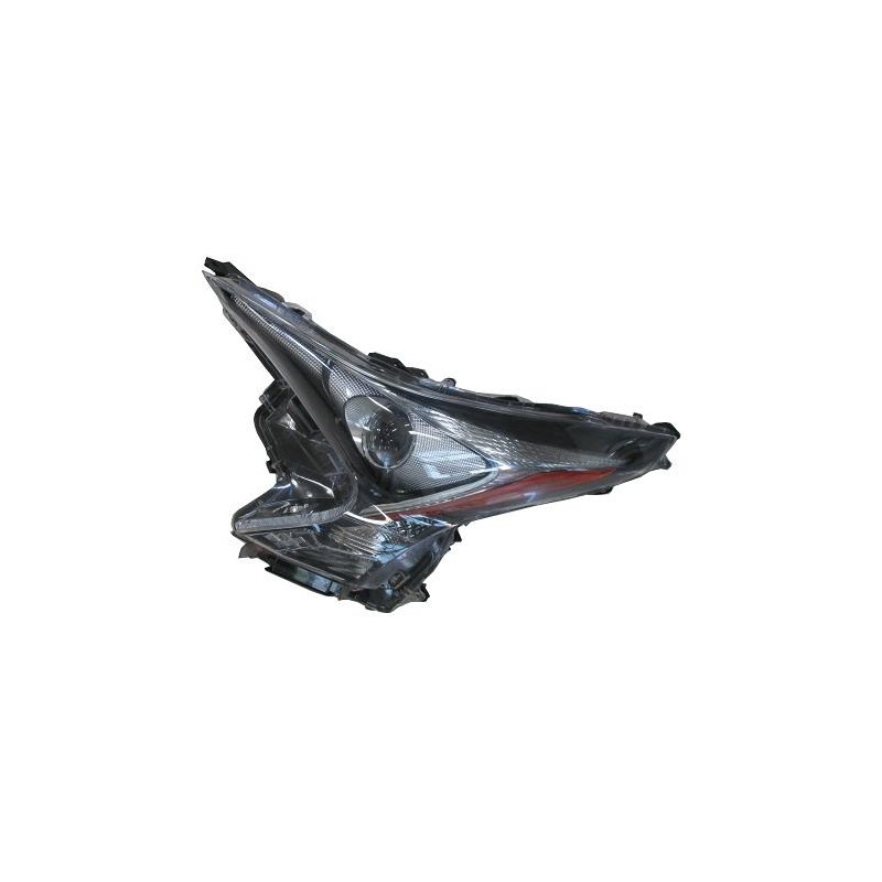 PROIETTORE SINISTRO LED CON PARABOLA NERA CON MOTORE TOYOTA PRIUS W52 20162019, TOYOTA PRIUS W52 20192023