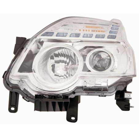PROIETTORE SINISTRO H11,H1 CON PARABOLA CROMATA CON PREDISPOSIZIONE REGOLAZIONE ELETTRICA NISSAN X-TRAIL T30 20012014